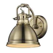 Golden 3602-BA1 AB-AB - Yep by Golden Lighting Duncan 1-light Vanity in Aged Brass